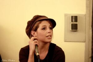 Émilie Hedou aux rencontres pros de l'atelier de Cédric, 2011