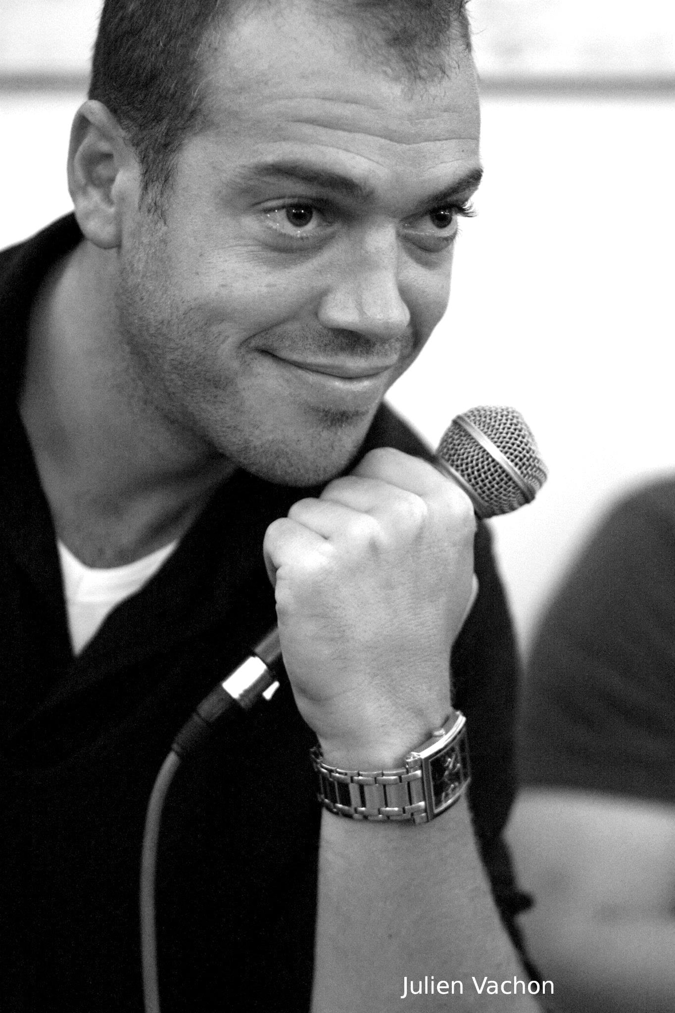 Stéphan Orcière, artiste à l’atelier de Cédric
