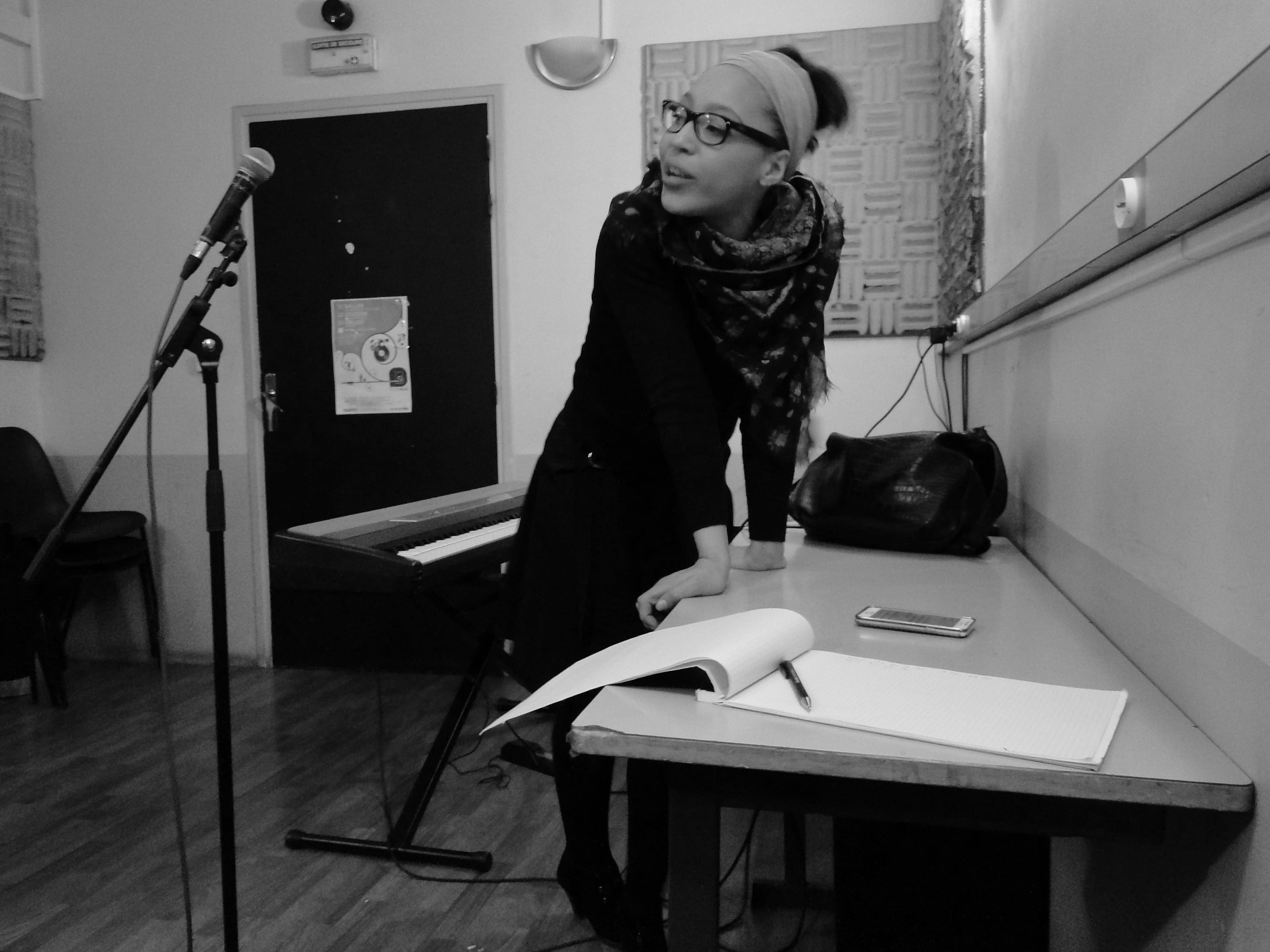 Cécile Brooks aux rencontres pros de l'atelier de Cédric, 2012