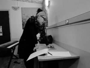 Cécile Brooks aux rencontres pros de l'atelier de Cédric, 2012