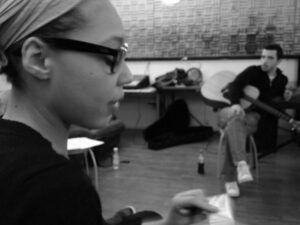 Cécile Brooks aux rencontres pros de l'atelier de Cédric, 2012