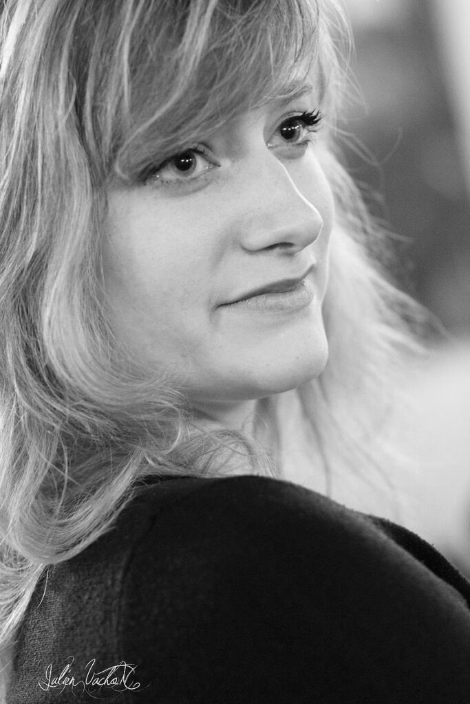 Gervaise Germanique, artiste à l'atelier de Cédric