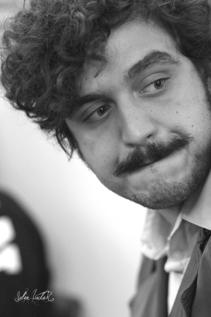Gabriel Dallen, artiste à l'atelier de Cédric