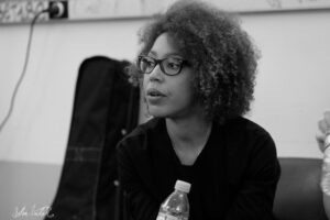 Cécile Brooks aux rencontres pros de l'atelier de Cédric, 2013