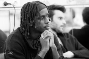David Muhire aux rencontres pros de l'atelier de Cédric, 2014