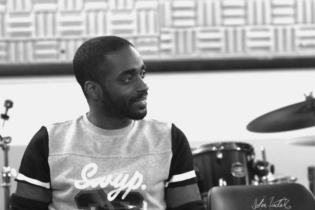 Yannick Florentine, directeur artistique chez Capitol Music France, photographié pour L’Atelier de Cédric