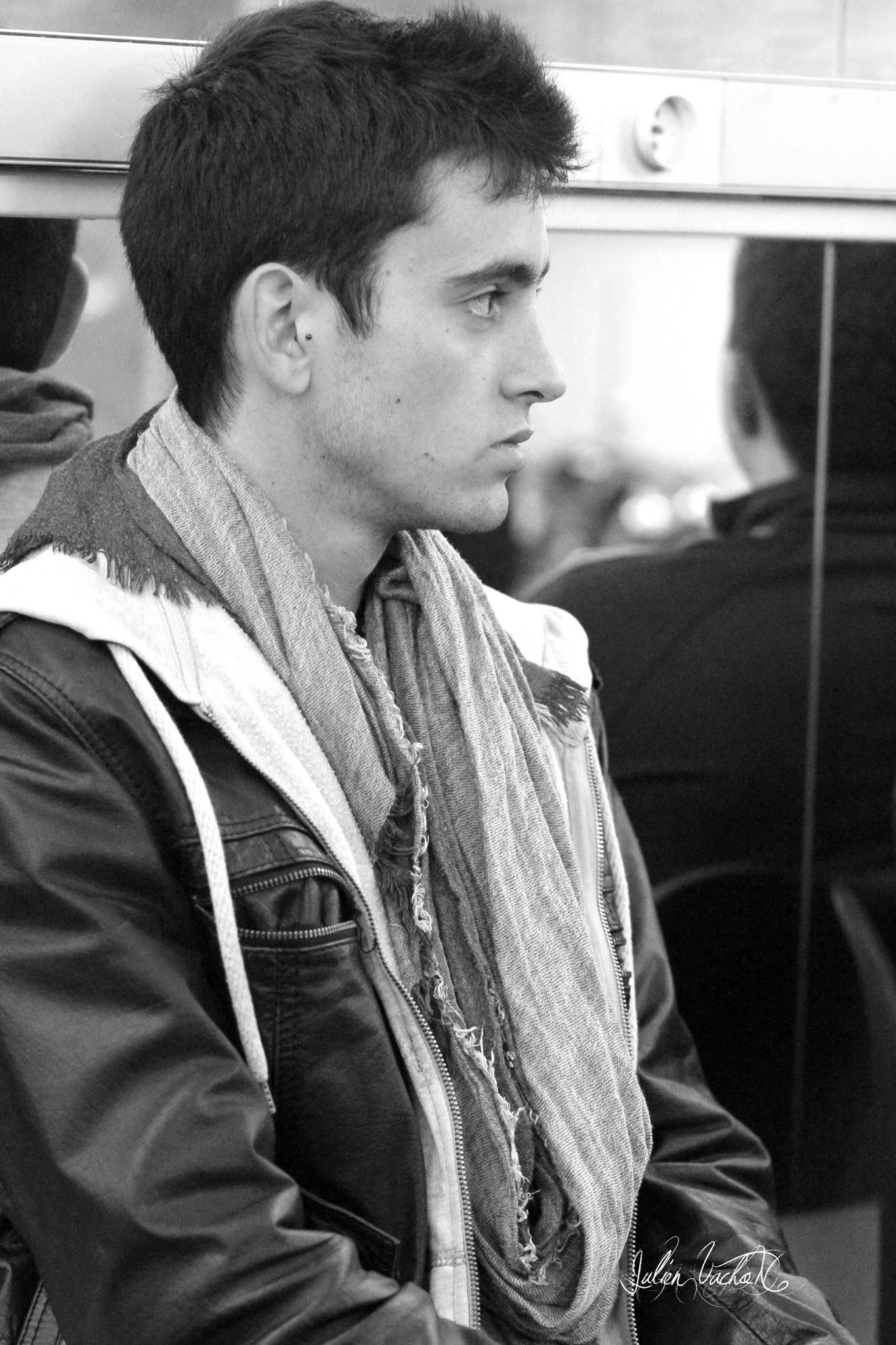 Arthur Thomas, artiste à l’atelier de Cédric