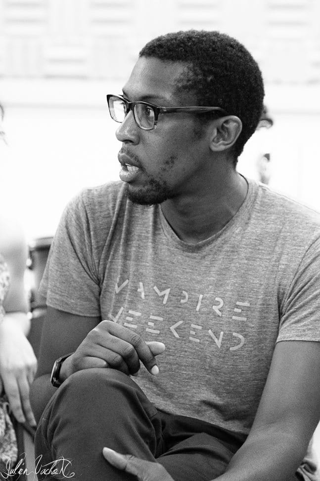 Jean-Philippe Aline, label manager de Beggars France, photographié pour L'Atelier de Cédric