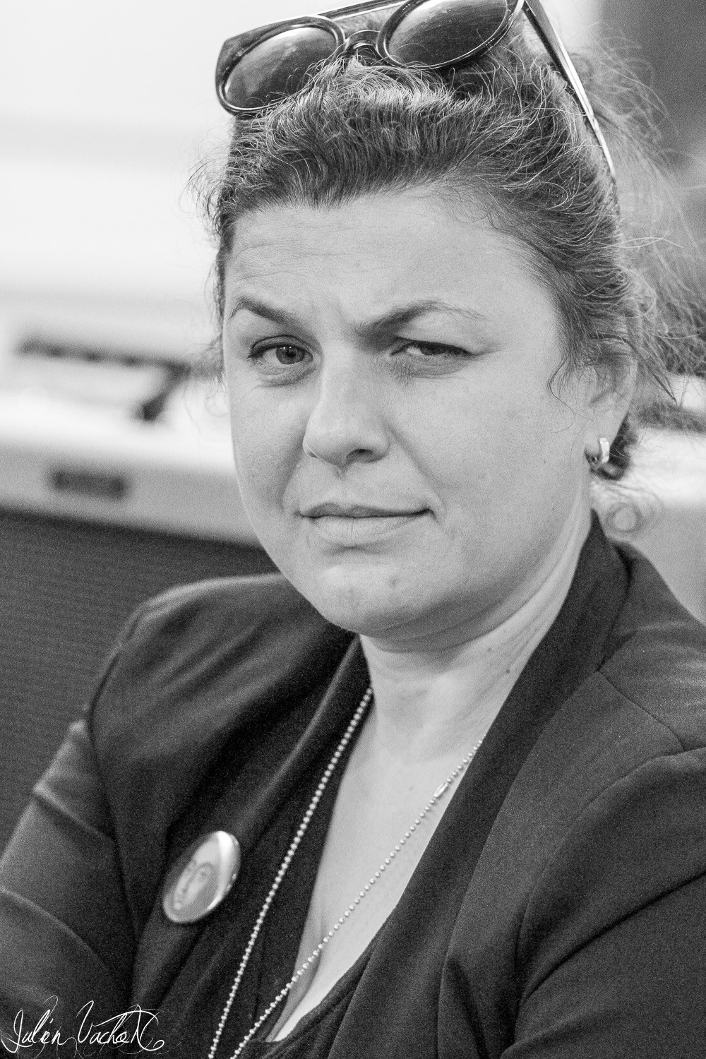 Madame Dame, artiste à l’atelier de Cédric