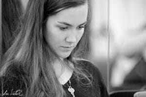 Chloé Plancoulaine aux rencontres pros de l'atelier de C&eacute;dric, 2015