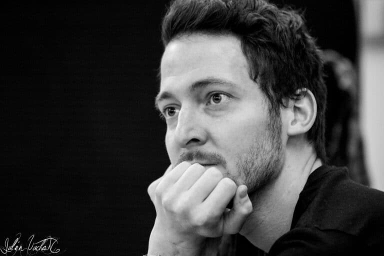 Daniel West, artiste à l’atelier de Cédric