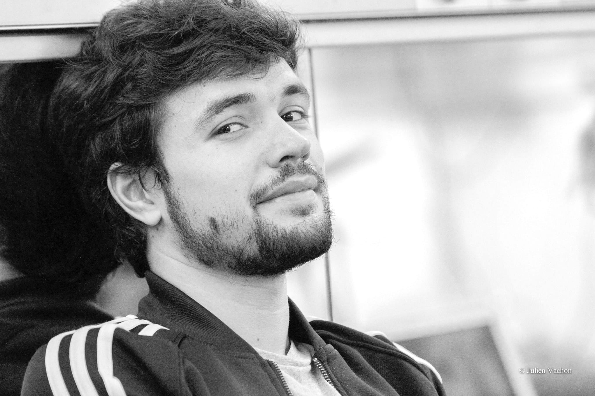 Bastien Rathuille, artiste à l'atelier de Cédric