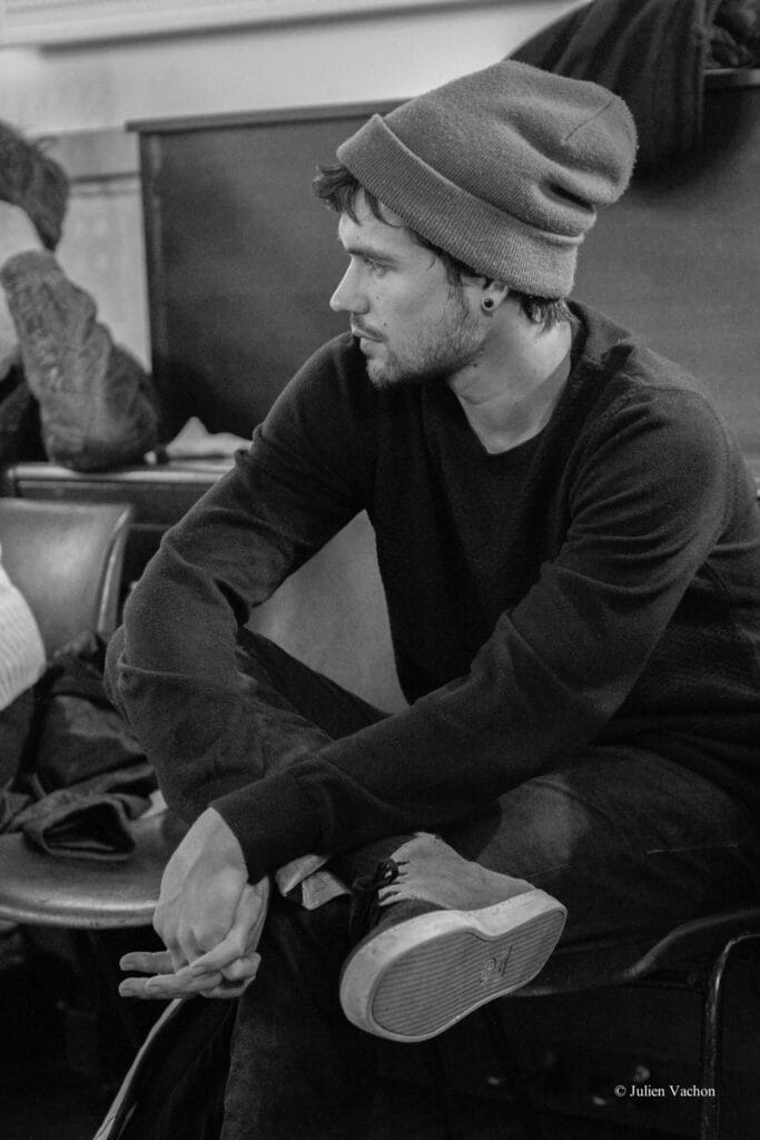 Bastien Rathuille, artiste à l'atelier de Cédric