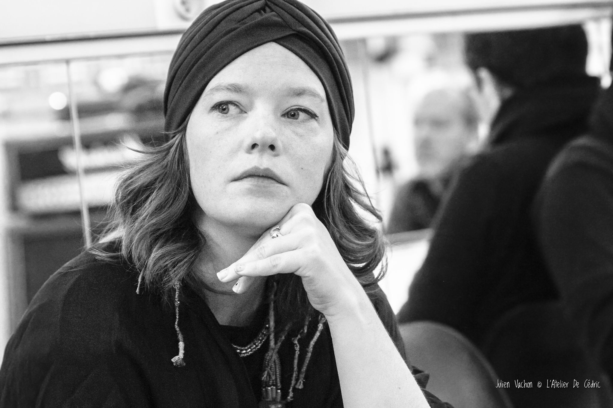 Coco Bans, artiste à l’atelier de Cédric