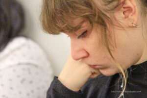 Iris Di Napoli aux rencontres pros de l'atelier de Cédric, 2017