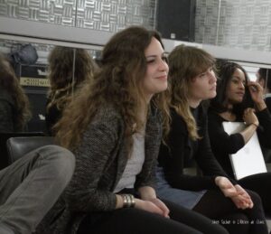 Iris Di Napoli aux rencontres pros de l'atelier de Cédric, 2017