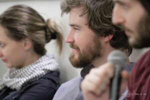 Léo-Paul Horlier aux rencontres pros de l'atelier de Cédric, 2017