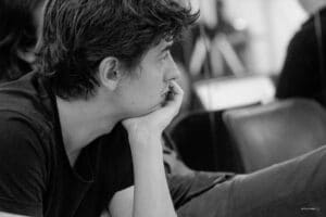 Arthur Vonfelt aux rencontres pros de l'atelier de Cédric, 2017