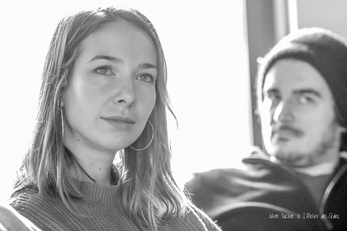 Anne-Christine Caro, artiste à l'atelier de Cédric