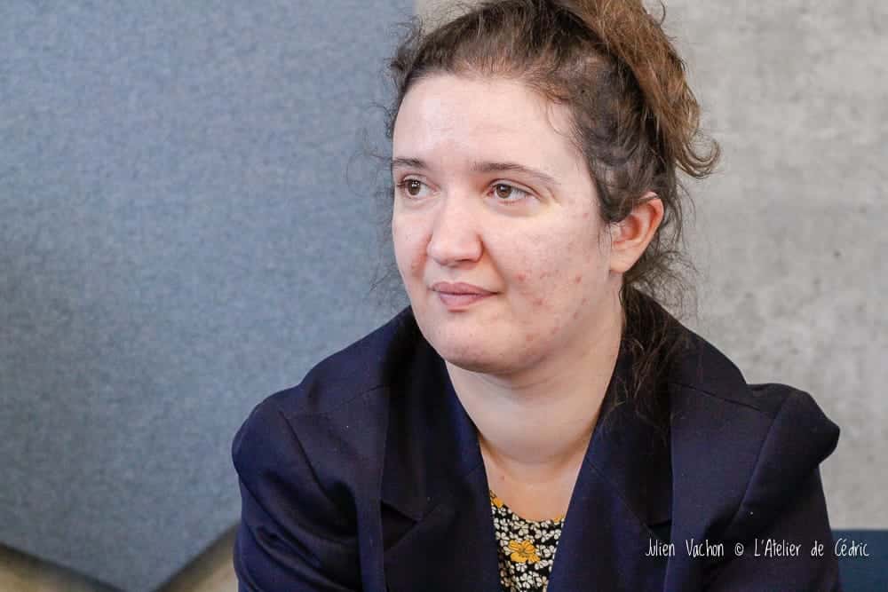 Eve Bruballa, administratrice, à L'Atelier de Cédric