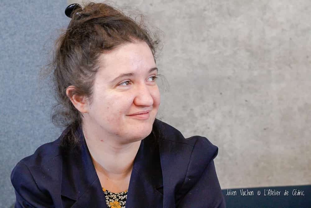 Eve Bruballa, administratrice, à L'Atelier de Cédric