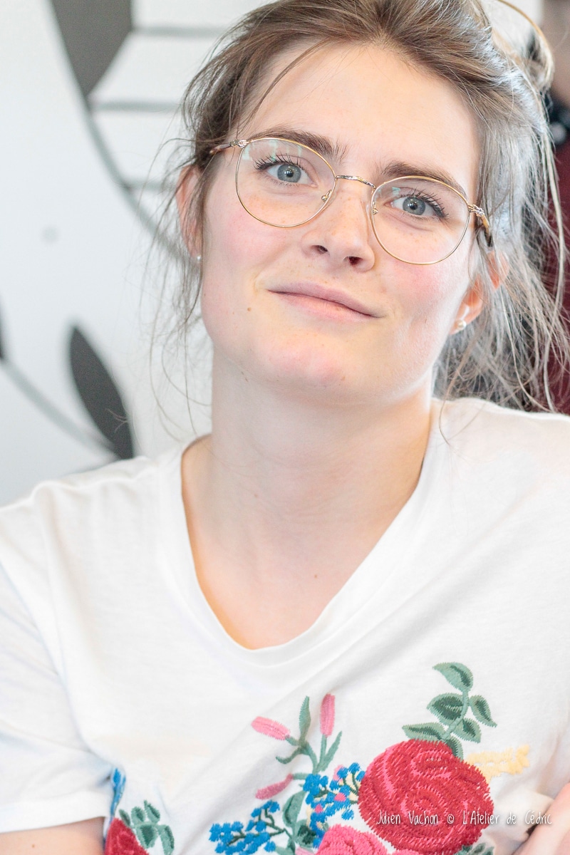 Marguerite Beaussant, artiste à l’atelier de Cédric
