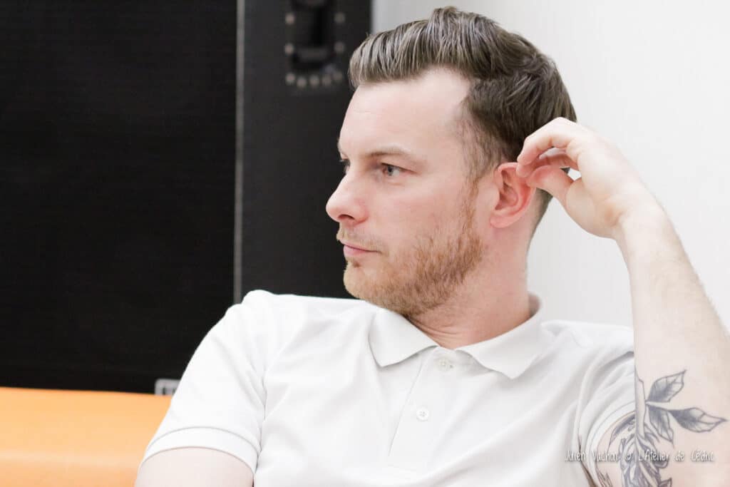 Thomas Combette à l'Atelier de Cédric