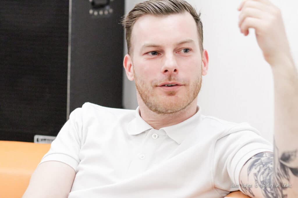 Thomas Combette à l'Atelier de Cédric