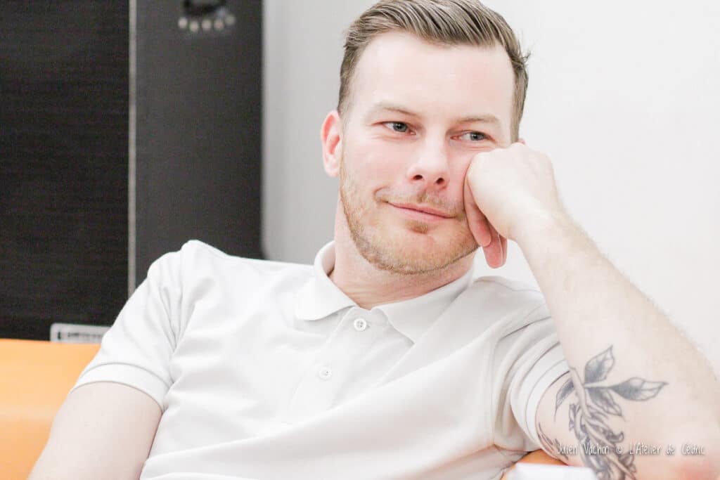Thomas Combette à l'Atelier de Cédric