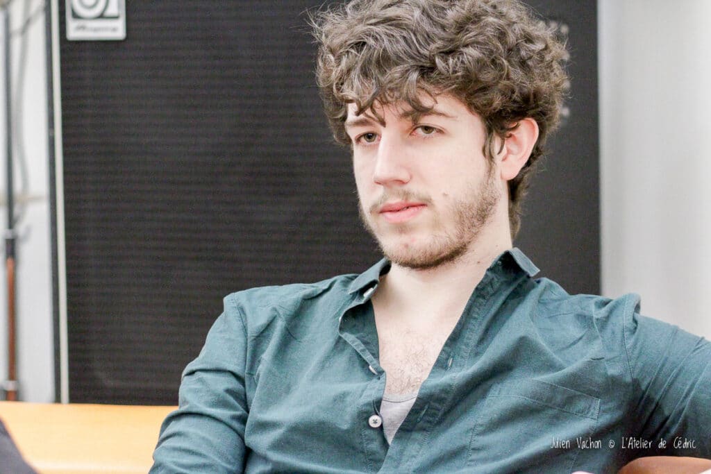 Thomas Simunic-Dufey photographié à L’Atelier de Cédric