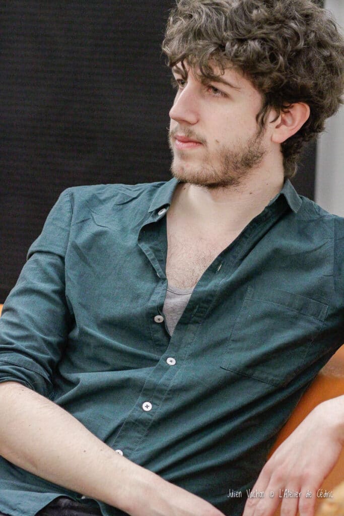Thomas Simunic-Dufey photographié à L’Atelier de Cédric