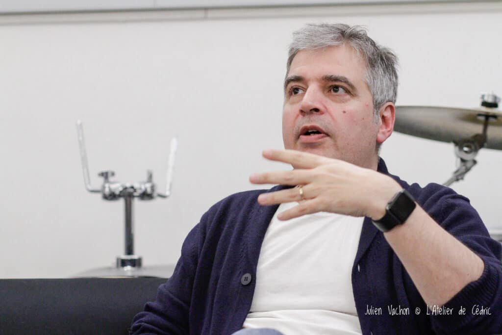 Vincent Monney à l'Atelier de Cédric