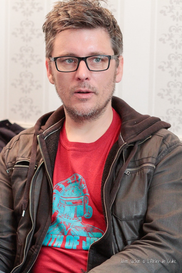 David Folliot photographié à L’Atelier de Cédric