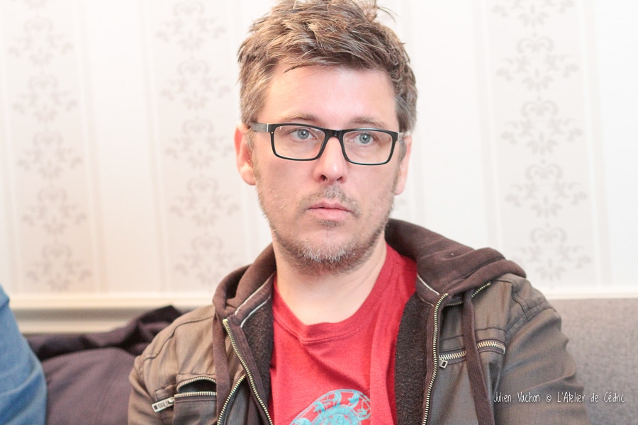 David Folliot photographié à L’Atelier de Cédric