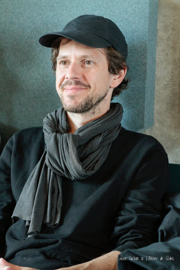 Julien Courquin photographié à L’Atelier de Cédric