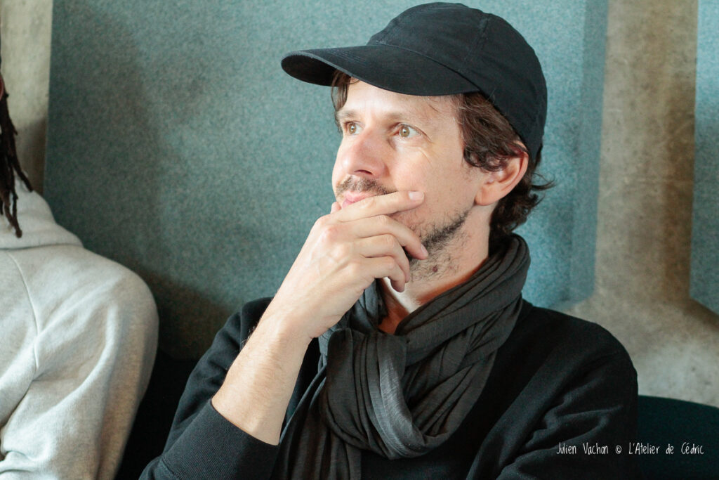 Julien Courquin photographié à L’Atelier de Cédric