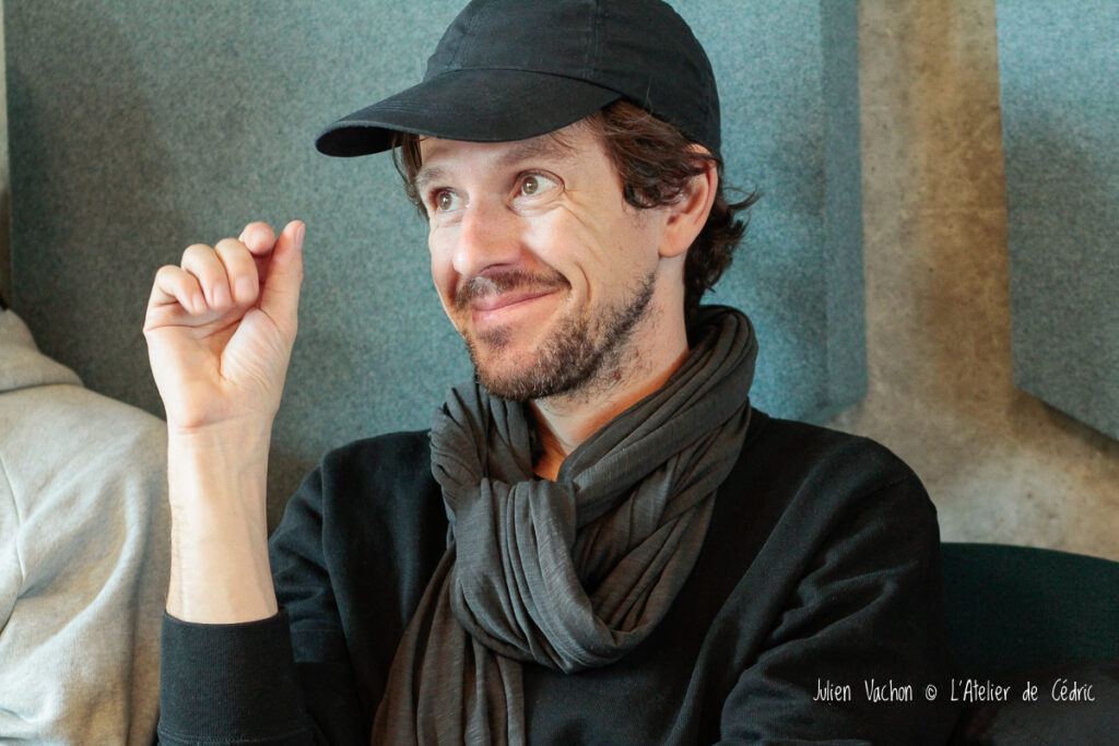 Julien Courquin photographié à L’Atelier de Cédric
