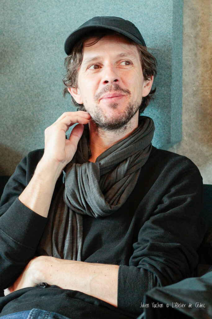 Julien Courquin photographié à L’Atelier de Cédric