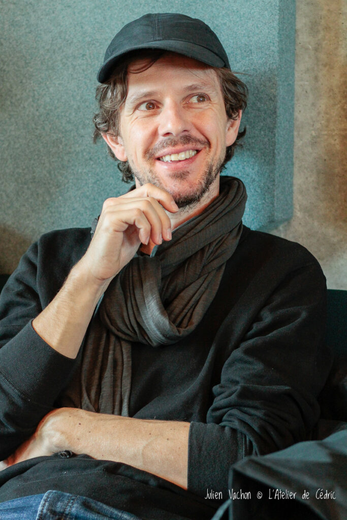 Julien Courquin photographié à L’Atelier de Cédric