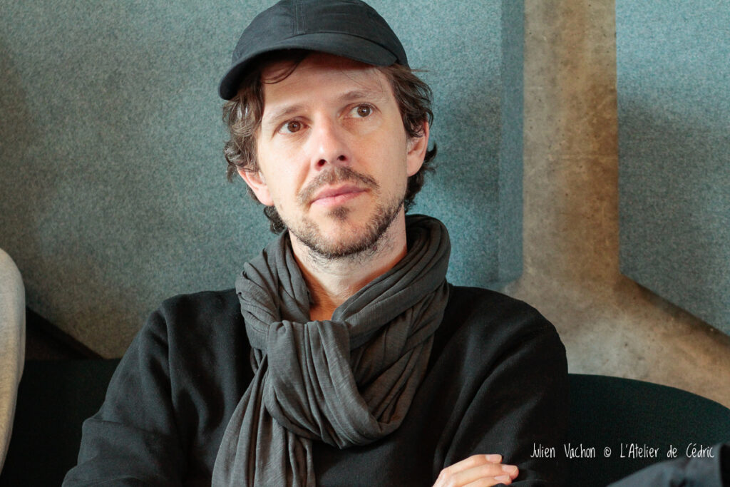 Julien Courquin photographié à L’Atelier de Cédric