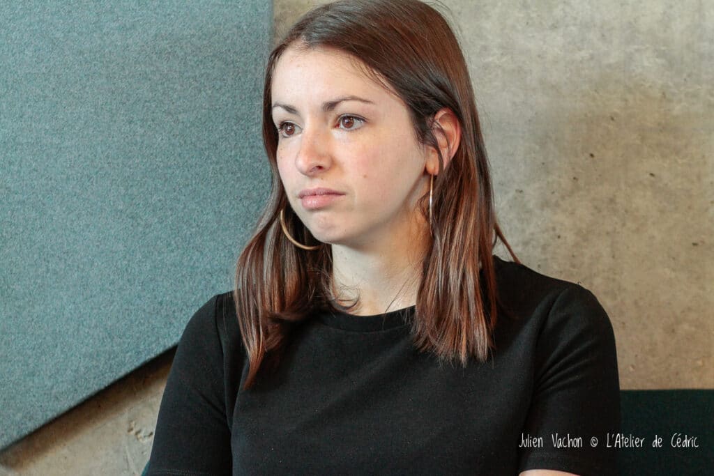 Nina Sachot photographiée à L’Atelier de Cédric