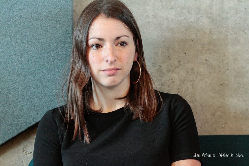 Nina Sachot photographiée à L’Atelier de Cédric