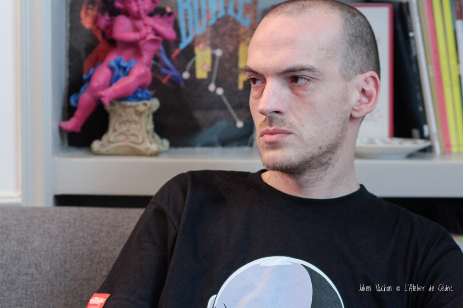 Thomas Cublier photographié à L’Atelier de Cédric