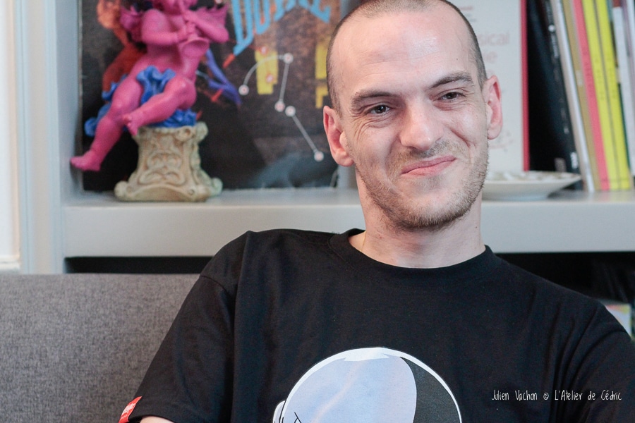 Thomas Cublier photographié à L’Atelier de Cédric