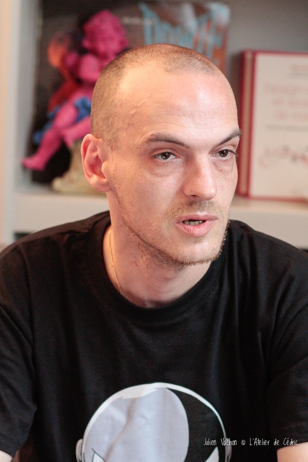 Thomas Cublier photographié à L’Atelier de Cédric
