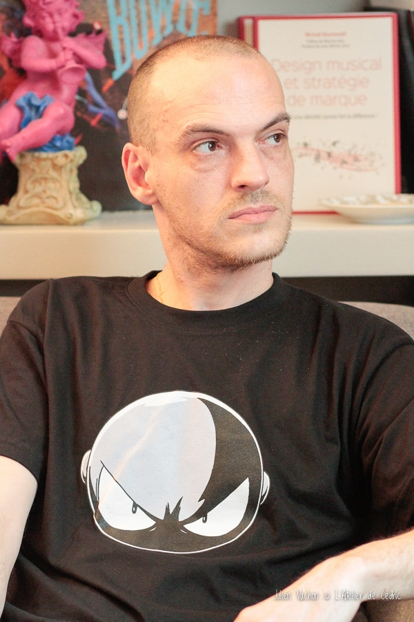 Thomas Cublier photographié à L’Atelier de Cédric