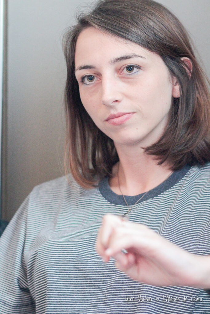 Aurélie Leduc photographiée à L’Atelier de Cédric