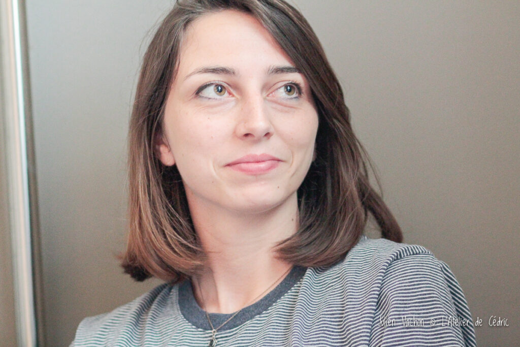 Aurélie Leduc photographiée à L’Atelier de Cédric