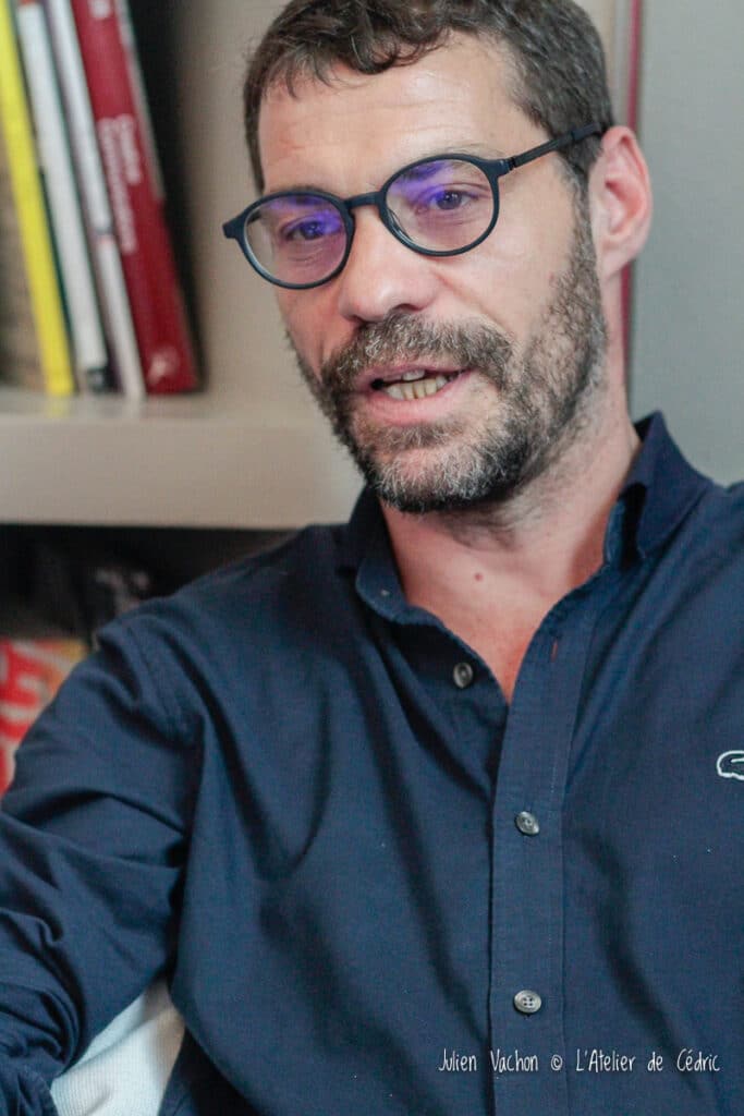 Fabrice Lamy, programmateur musical, à L’Atelier de Cédric