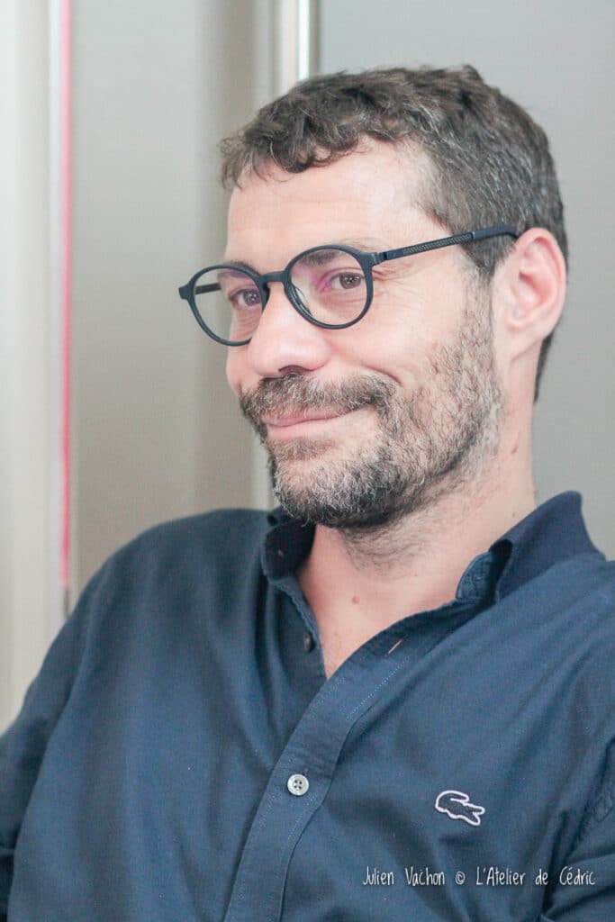 Fabrice Lamy, programmateur musical, à L’Atelier de Cédric